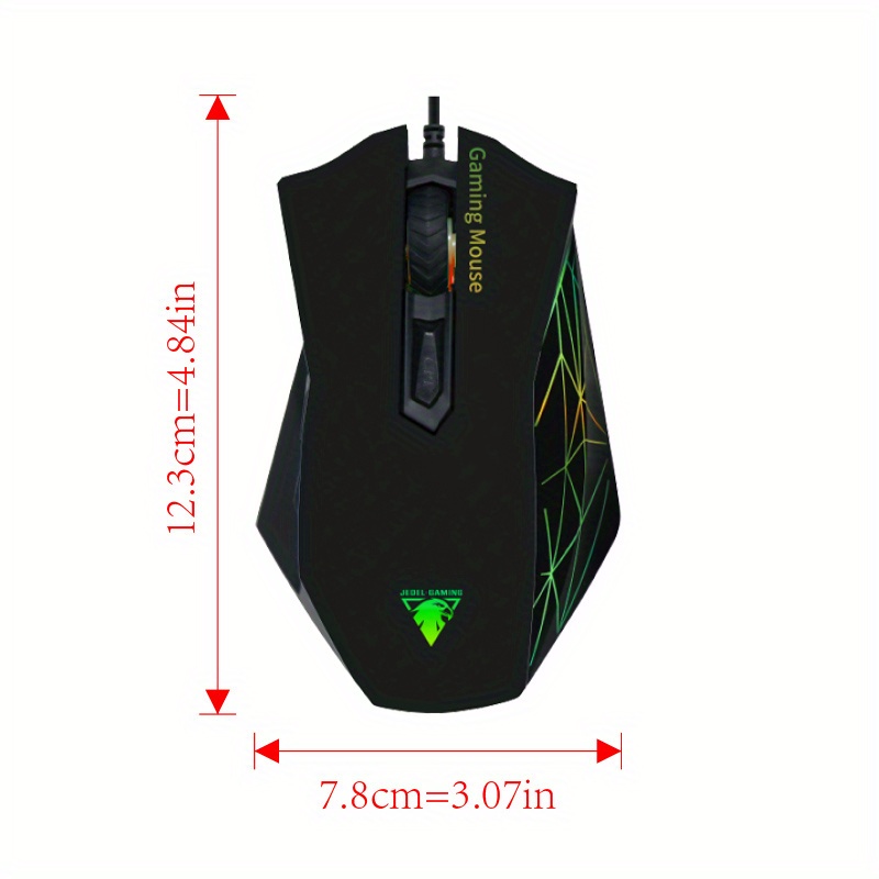 Souris De Jeu Jedel Souris De Jeu Filaire Avec Éclairage LED