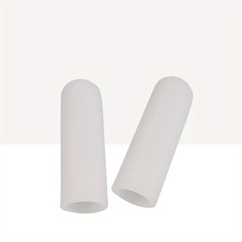 20 PCS Gel Finger Cots, Silicone Finger Protectors, Rubber Finger Covers  for Dry