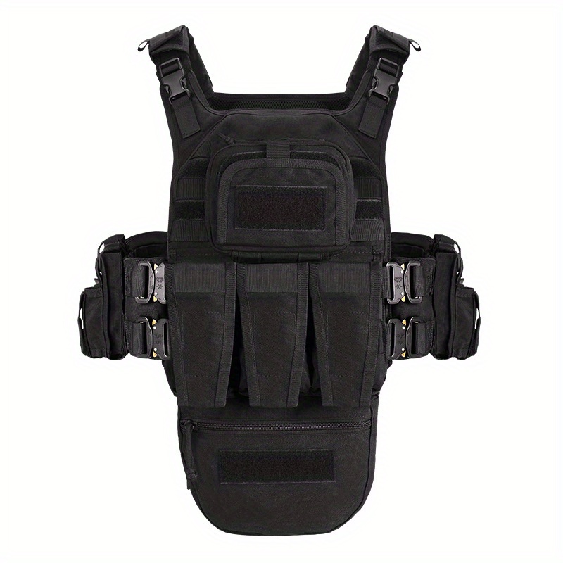 vAv YAKEDA Tactical Vest for Men Quick Release Outdoor Airsoft Vest  Adjustable for Adults