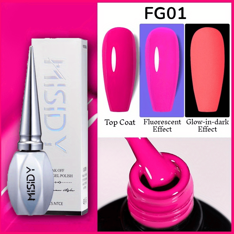Neon Fluorescent Fluorescent Nail Polish Set Non Toxic Glow In The Dark  Varnish Lacquer Paint For Women Wholesale From Carloas, $38.43