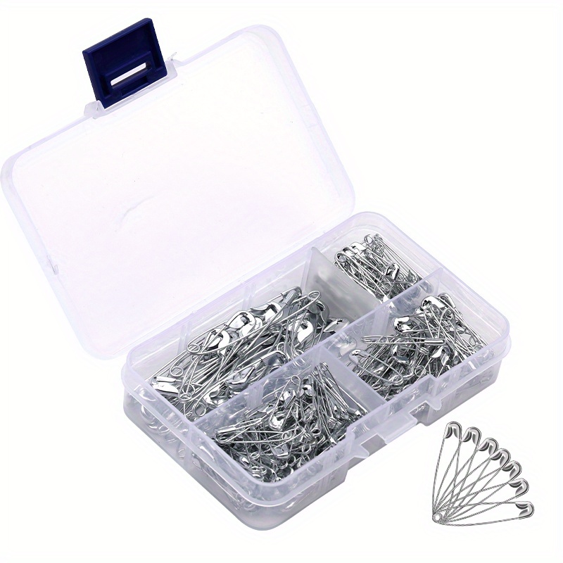 Assorted Safety Pins Sturdy Nickel Plated Steel Rust - Temu