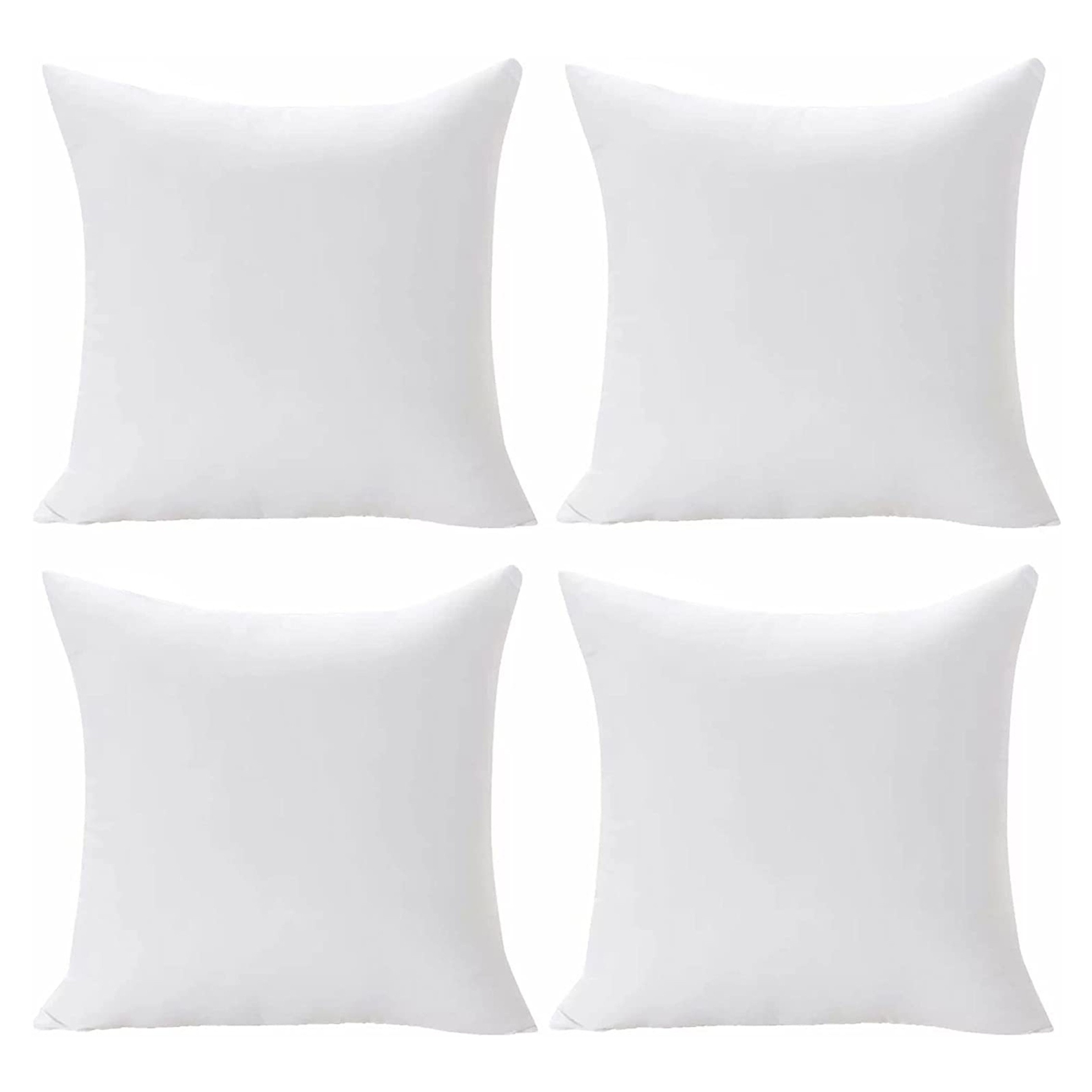 Foamily Throw Pillows Insert Set Of 4-18 X 18 Insert For