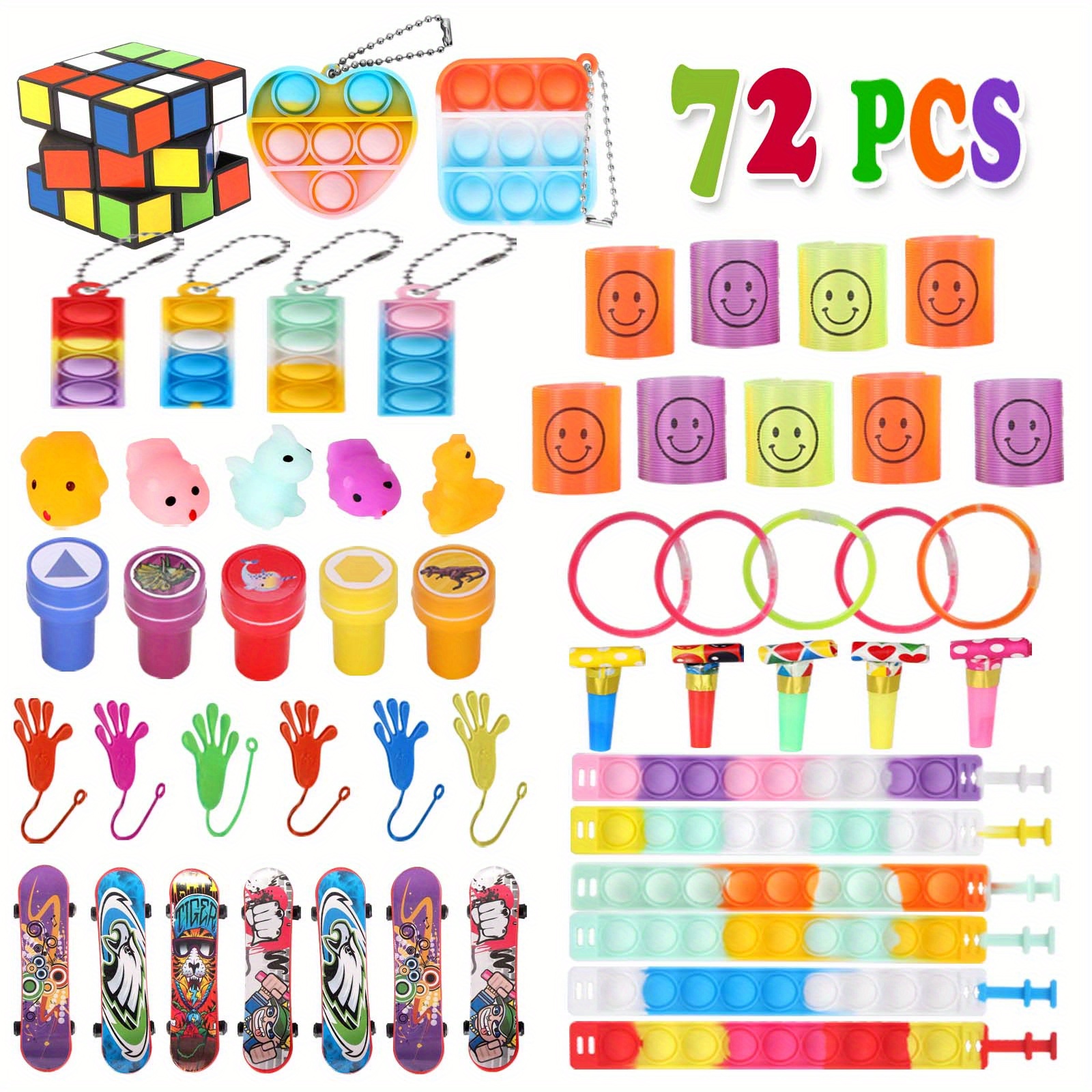 Pres Fidget Toys – 26pcs Fidget Games for Kids – Soft