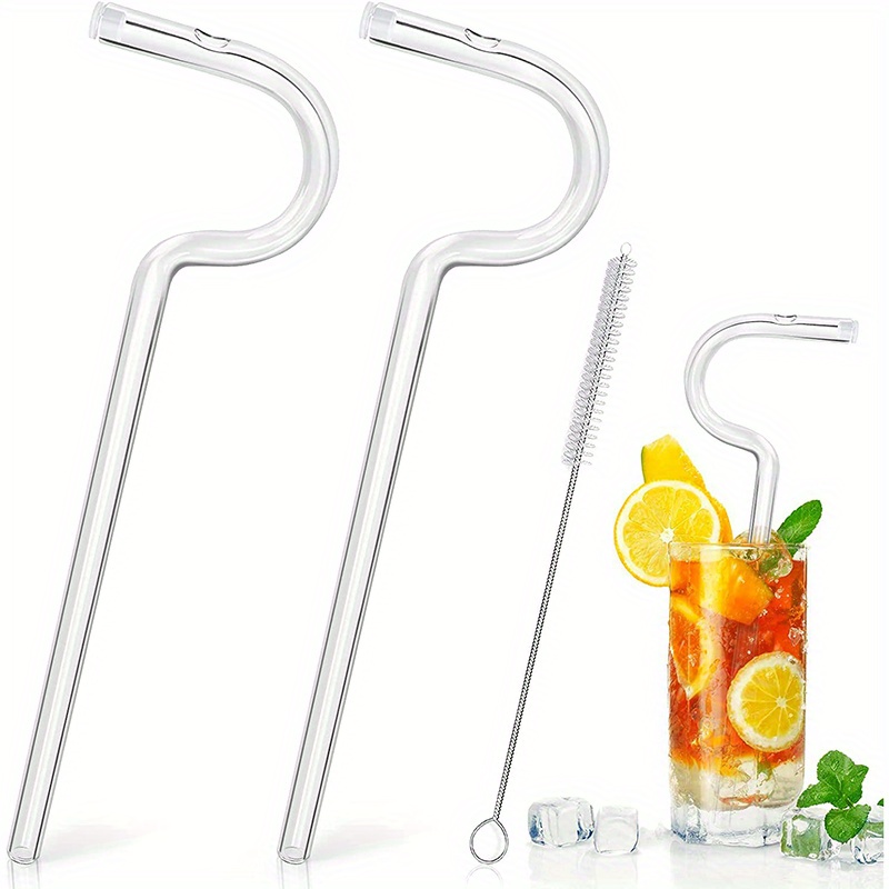 Anti Wrinkle Straw No Wrinkle Straws Wrinkle Free Straw Glass Straws  Drinking Reusable 3PCS 