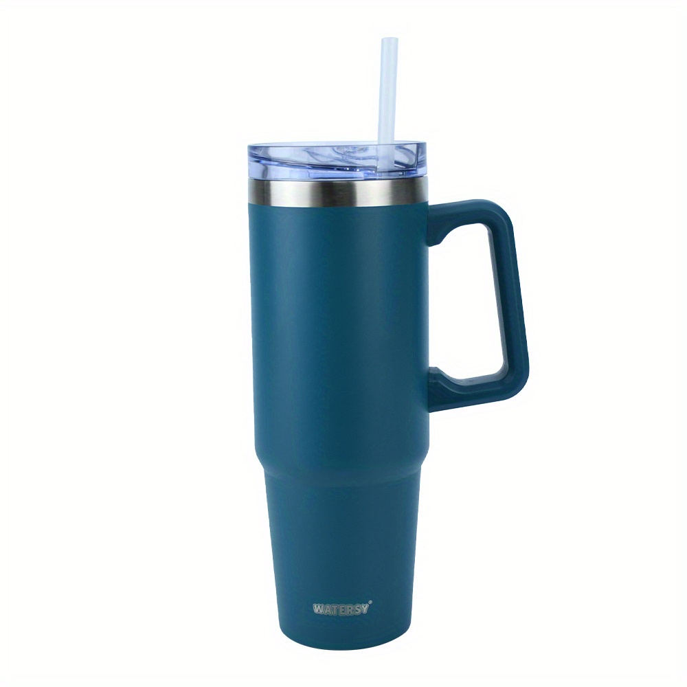 Travel Coffee Mug, Reusable Coffee Cup with Leak-Proof Lid, Multiple Colors, Blue