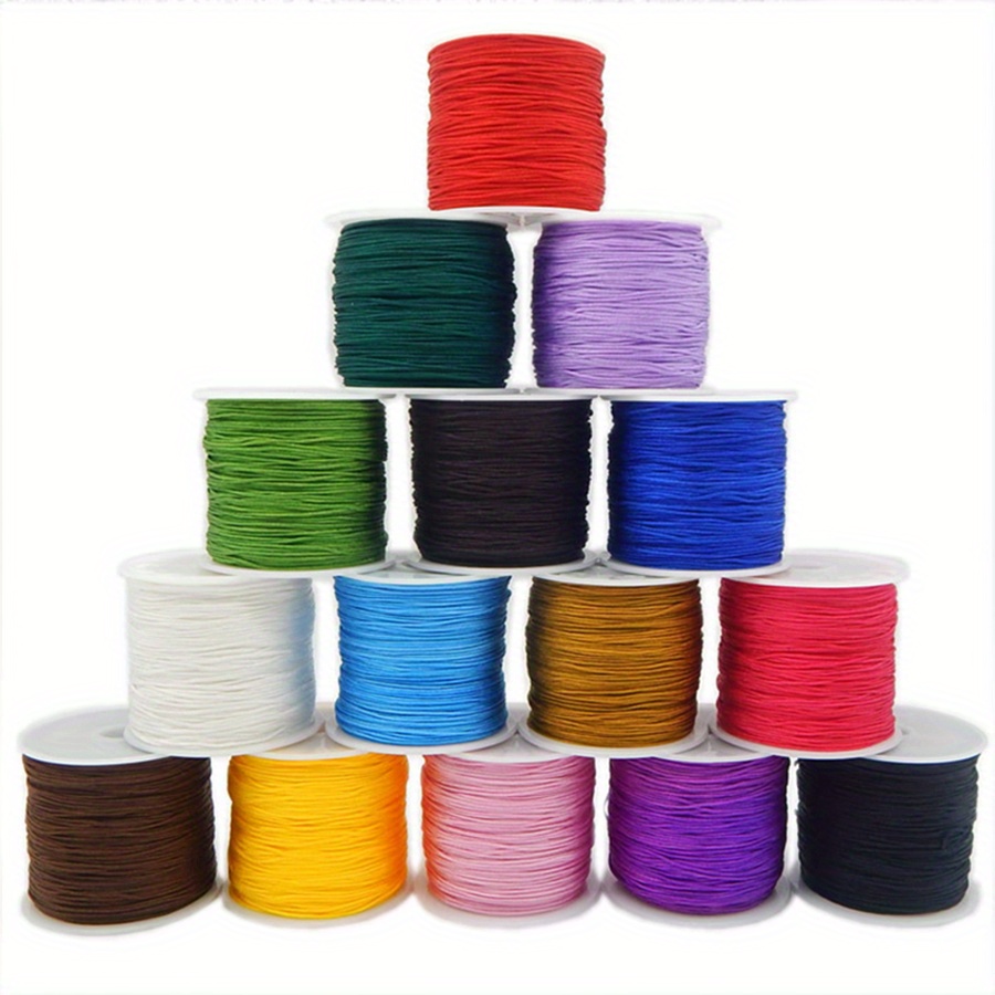 Jade Thread Chinese Knot Braided String Knit Rope Colorful - Temu