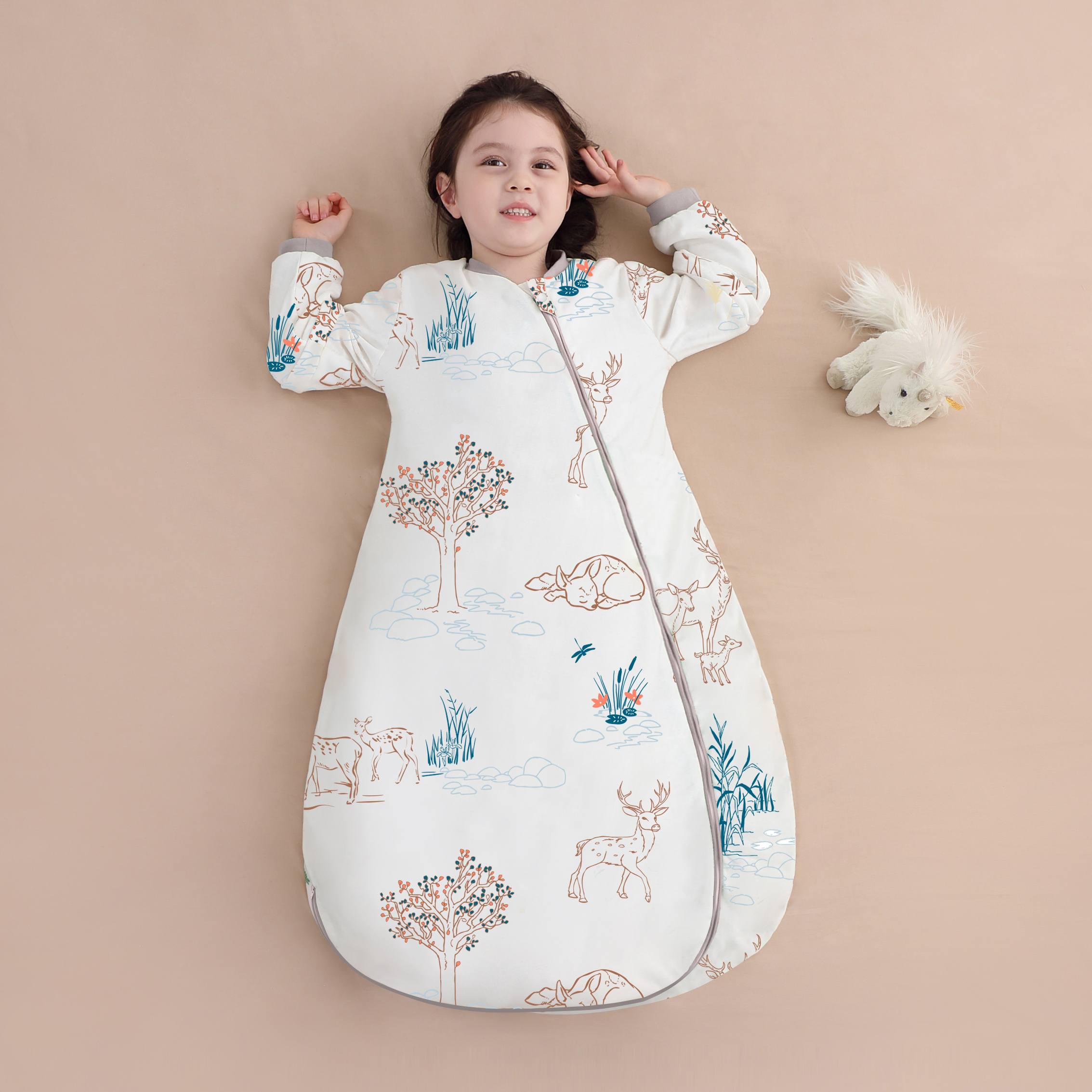 Summer Sleeping Bag for Babies, Anti-Kick & Thin Quilt