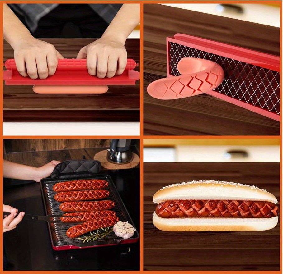 1pc Hot Dog Cutter,hotdog Slicer Hot Dog Slicing Tool - Hotdog