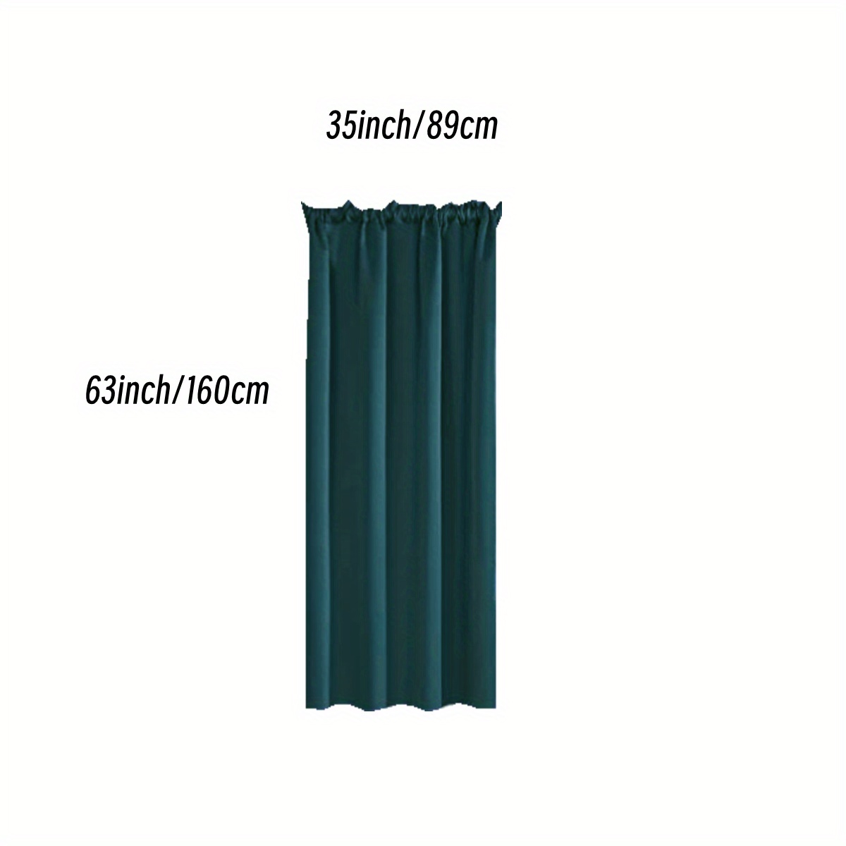 Heat And Sound Insulating Polyester Rod Pocket Curtain For Bedroom