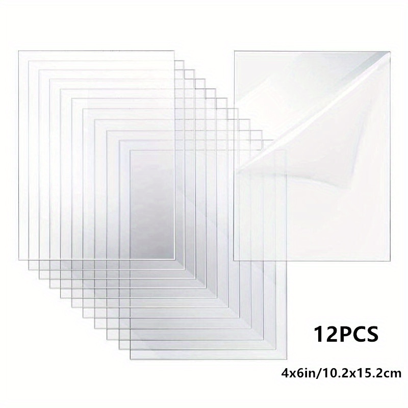 Clear Plastic Sheet Replacement For Glass Picture Photo - Temu