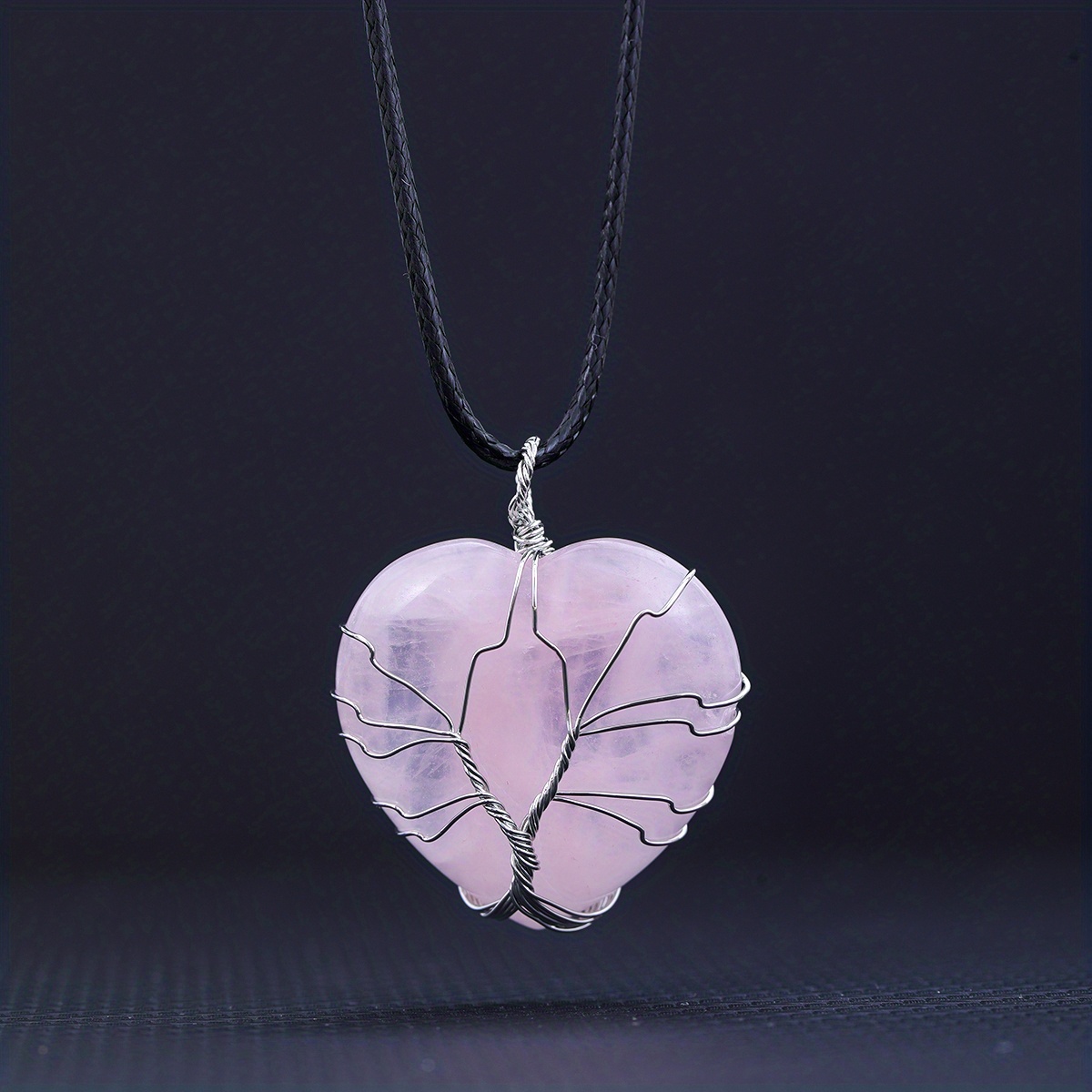 Rose quartz deals chakra necklace