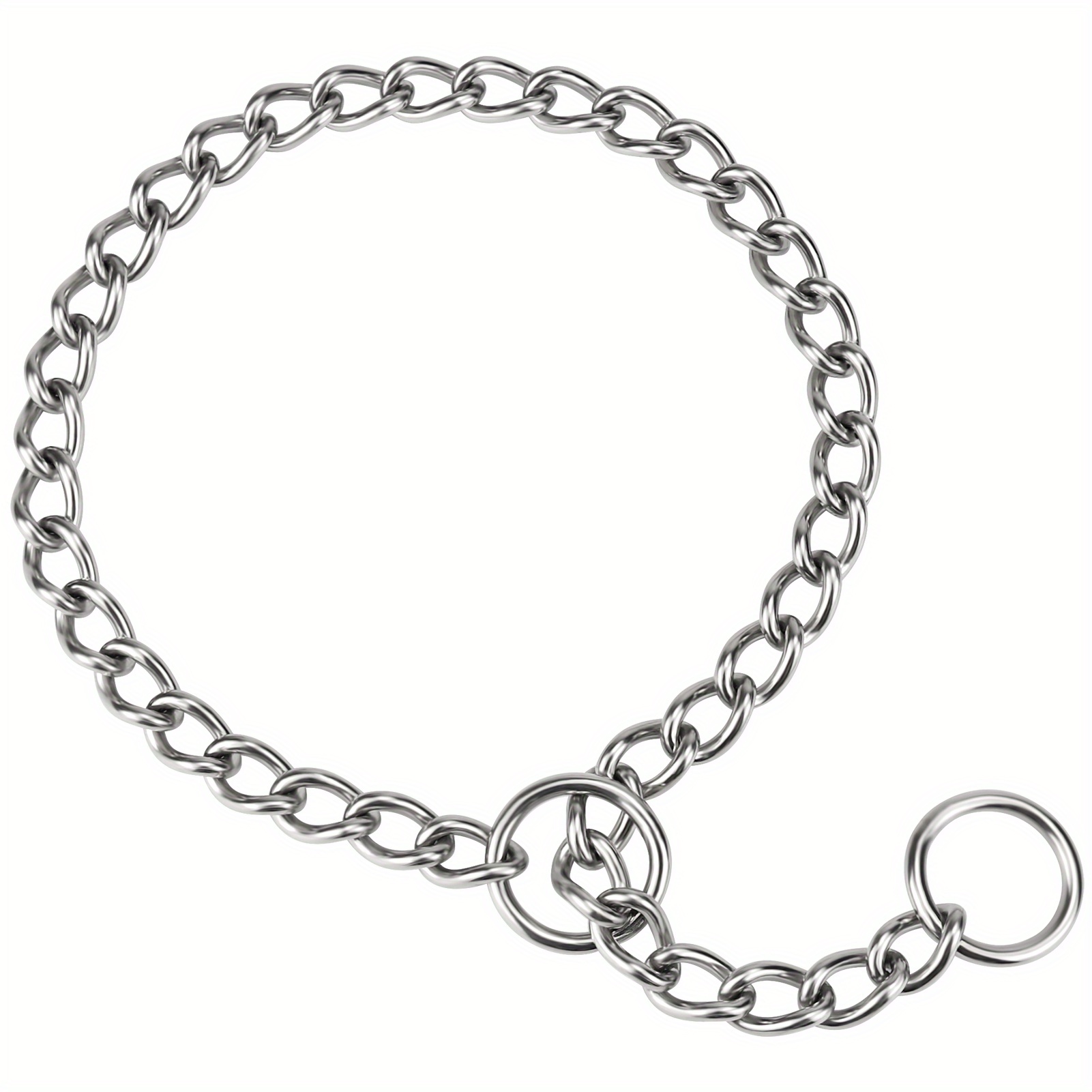 Stainless Steel Dog Chain Gold Dog Collar Choker Pet Supplies Accessory  Rope