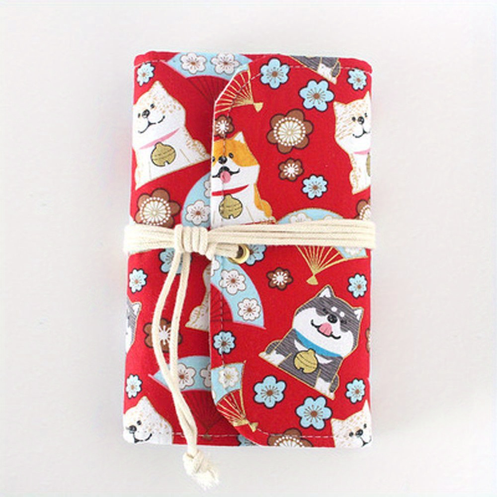 A6 Kawaii Japanese Lucky Cat Journal Cloth Notebook Shiba - Temu