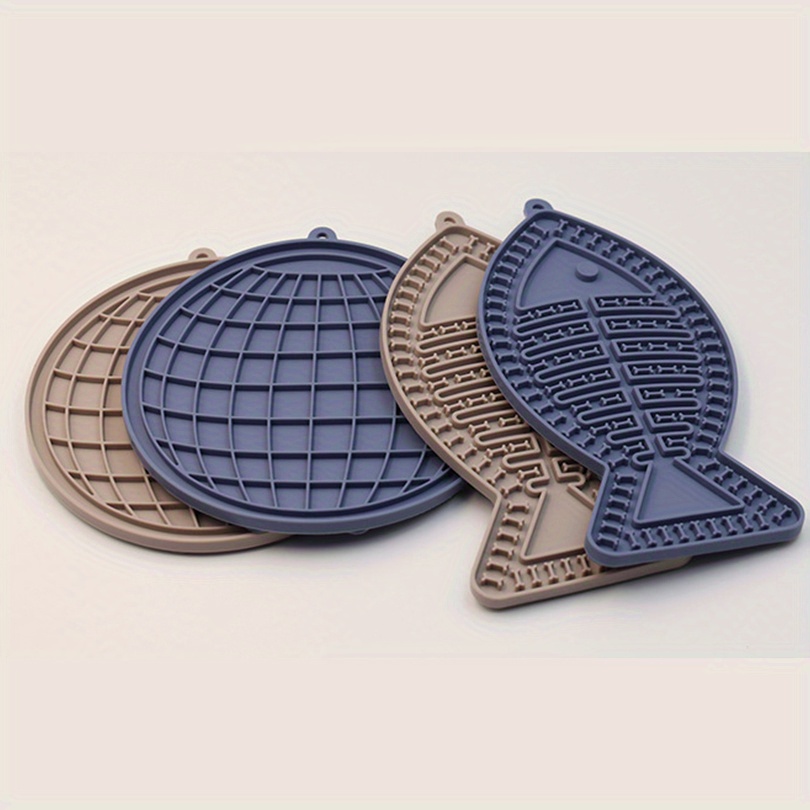Pet Licking Mat Grey Round