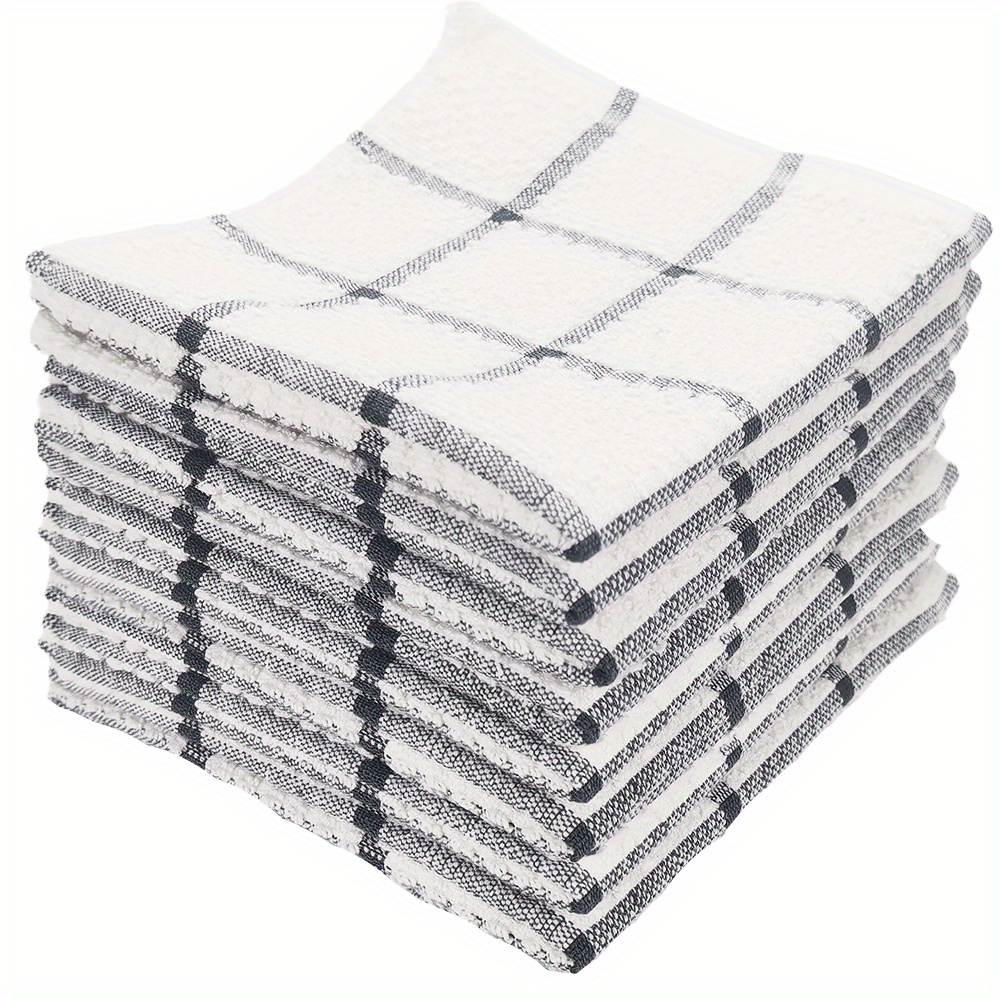 Thickened Waffle Kitchen Towel Absorbent Soft Dish Cloth - Temu