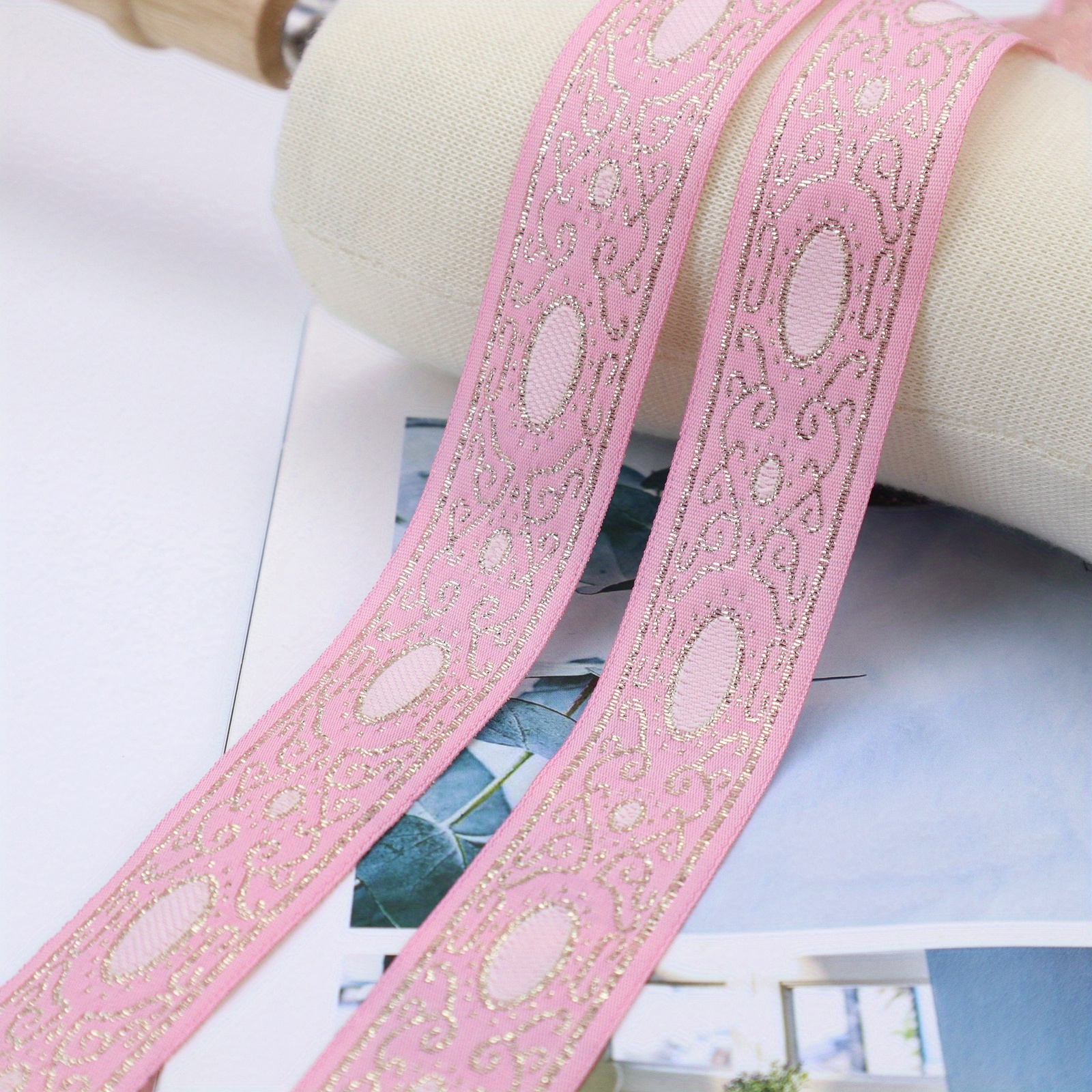 Pink Lace ribbon Trim