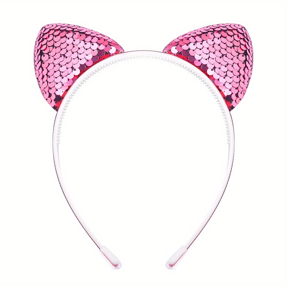 Gradient Holographic Cat Ears Headband