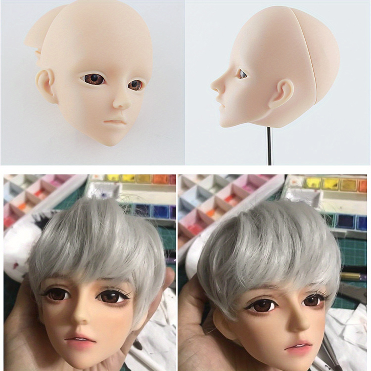 Customized 1/3 Bjd Doll Ball Jointed Dolls No Makeup - Temu
