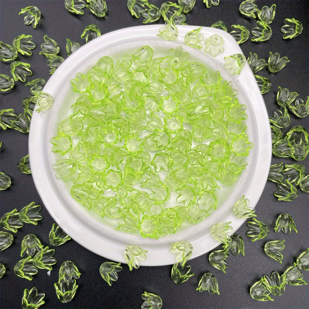 Acrylic Transparent Lily Of The Valley Flower Horn Flower Loose