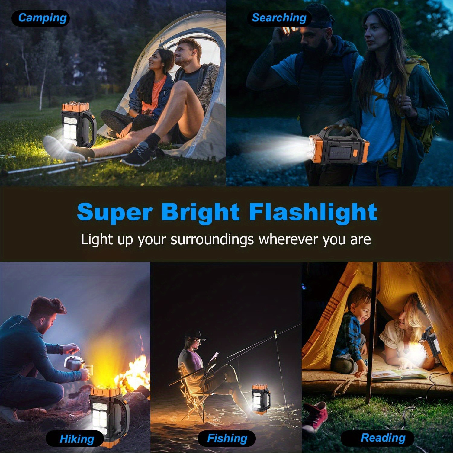 Luz de Camping multifuncional Super Bright Luz de emergencia