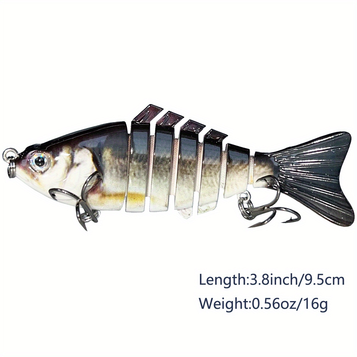 Fishing Lures for Bass Trout Segmented Multi Jointed Baits Slow Sinking  Swimming Lures Freshwater Saltwater Bass Fishing - China Bass Fishing and  Swimming Lures price