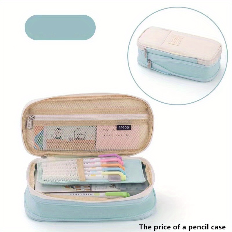 Large Capacity Pencil Case Bag School Students Stationery Pen