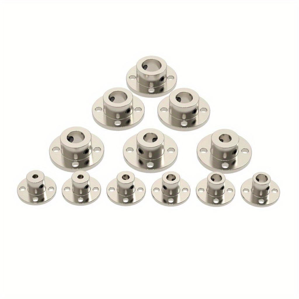 4pcs 3.17mm Bride Accouplement Connecteur, 4mm 5mm 6mm 7mm 8mm