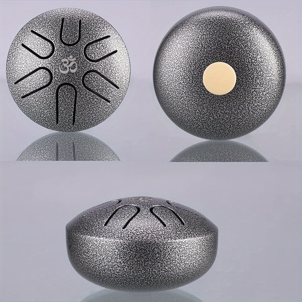 Steel Tongue Drum Ethereal Mini 6 Tones Yoga Meditation Temu