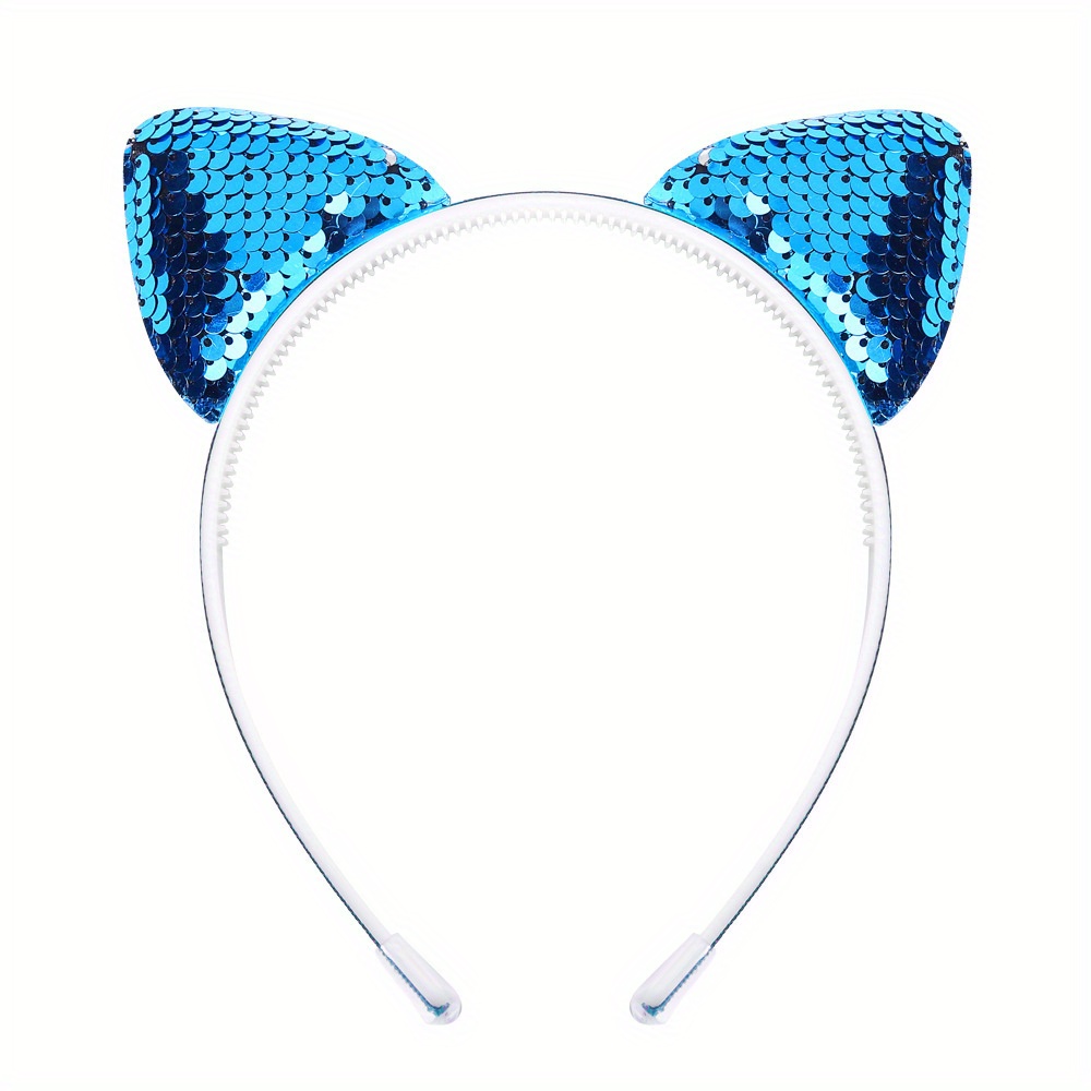 Gradient Holographic Cat Ears Headband