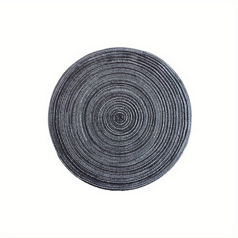 Round Placemats Heat Resistant Non Slip Kitchen Table Mat