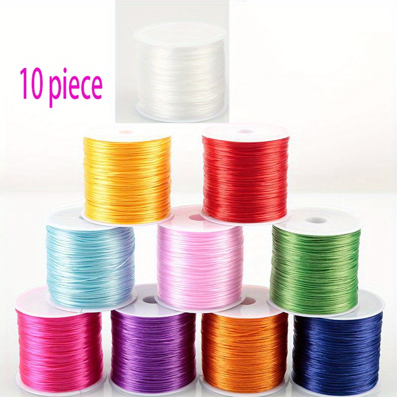 Elastic Bead Cord 165 Yards Elastic Bracelet String Clear - Temu Canada