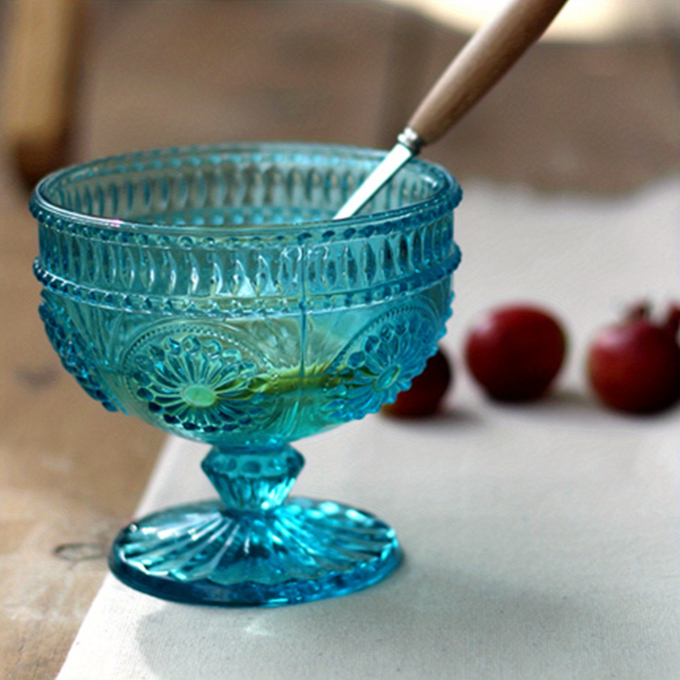 Snack Bowl Clear Glass Salad Bowl Raindrop Hammer - Temu