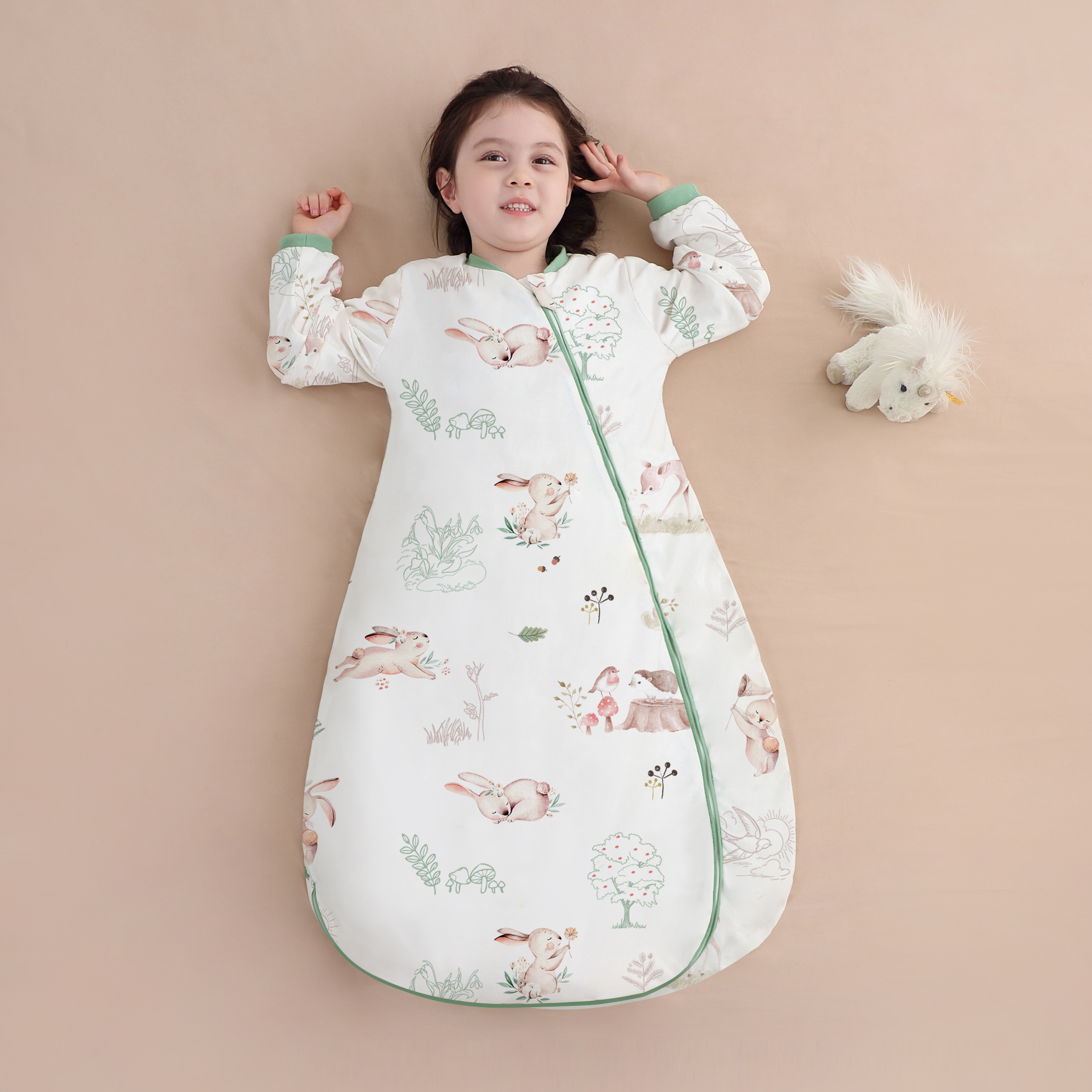 Summer Sleeping Bag for Babies, Anti-Kick & Thin Quilt