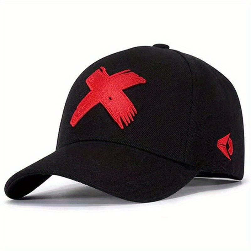 E-shop 1pc Herren Gebogener X Baseball Cap Verstellbare Freizeit Hut Frühling Herbst / Frühling Sommer Stil Baumwoll Hut