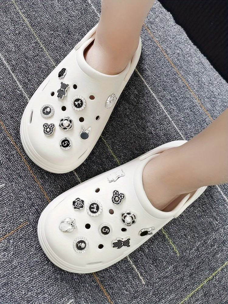 15pcs Fairytale Princess Theme Crocs Shoe Charms For Diy Clog Sandals  Decoration Shoes Accessories Set Gifts