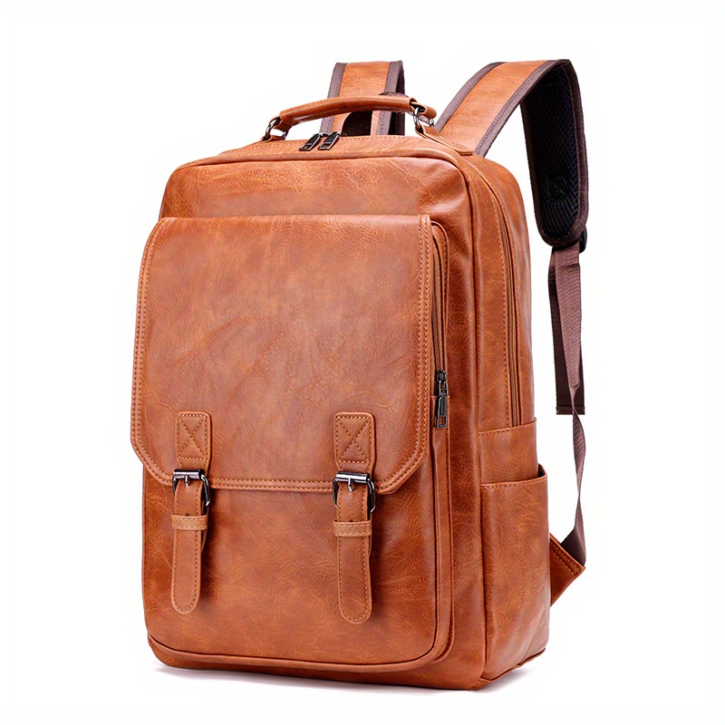 Plain Unisex Le Vintage 26 Ltr School Bag I 15.6 inch Laptop Bag