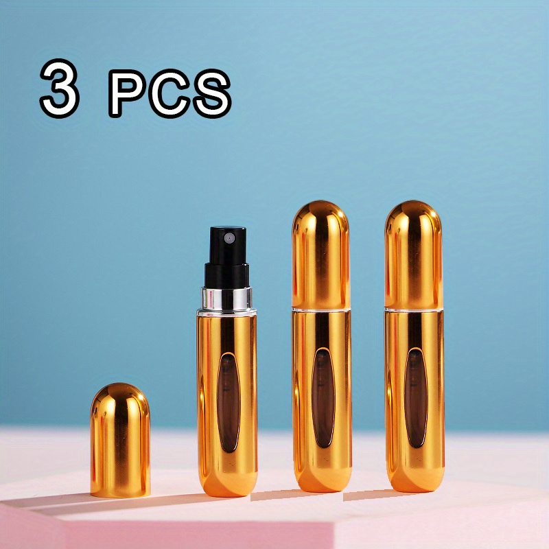 Perfume Bottle Mini Aluminum Perfume Spray Bottle Travel Container With  Empty Atomizer Refillable Bottles - Temu