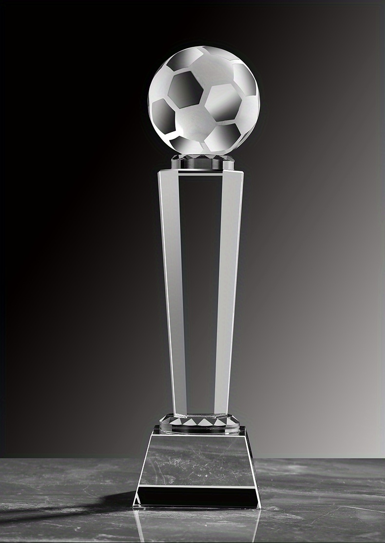 Trophée De La Compétition De Football Trophée En Cristal - Temu Canada