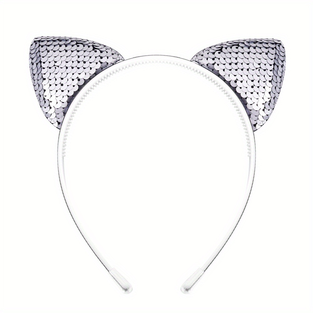Gradient Holographic Cat Ears Headband