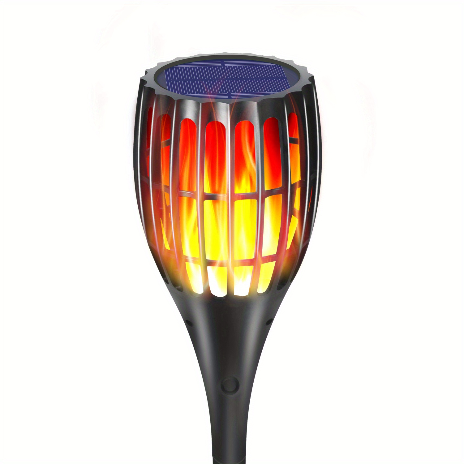 1 Pack Solar Landscape Lights Flashing Flame Torch Torch Flame