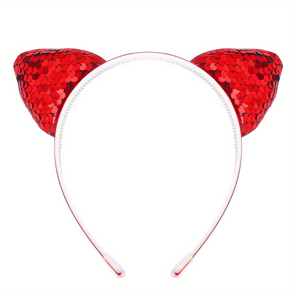 Gradient Holographic Cat Ears Headband