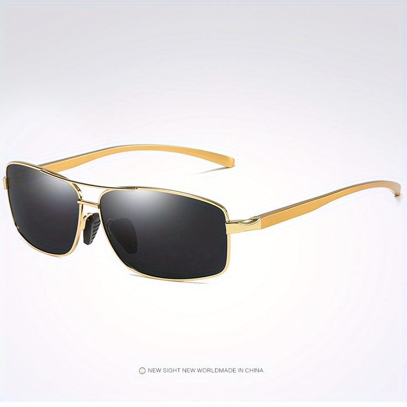 Polarized Sunglasses Mens Aluminium Metal Frame Outdoor Driving Fishing Glasses UV Protection Sun Glasses,Goggles Sunglasses Sunglasses,Y2k,Eye