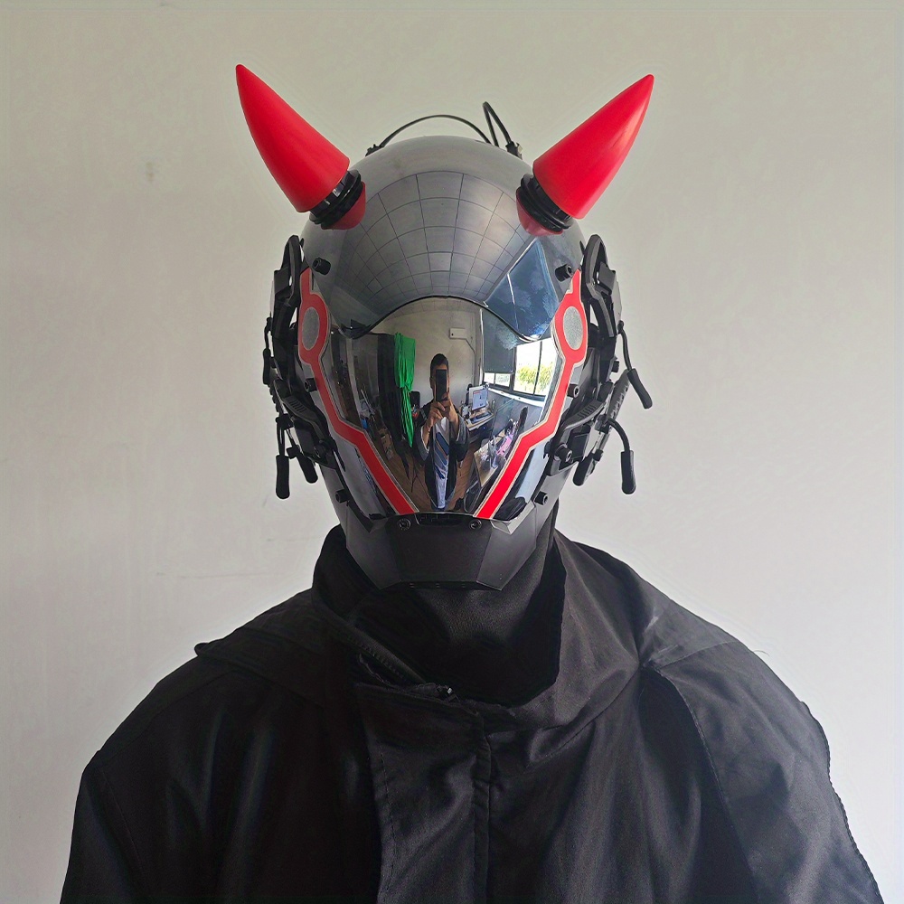 Led Cold Light With Mask Handmade Suitable For Men And Women Masquerade