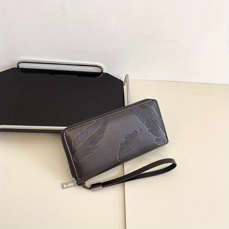 Tassel Decor Long Wallet, Foldable Solid Color Clutch Purse, Simple Mobile  Phone Bag With Card Slots - Temu