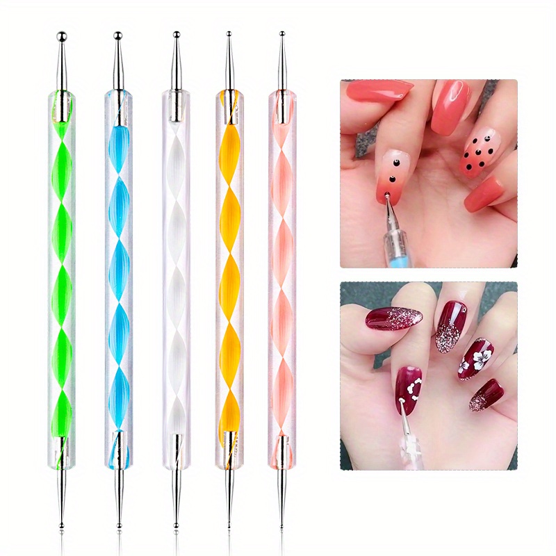 Multicolor Dotting Tool Set Create Unique Nail Art Designs - Temu