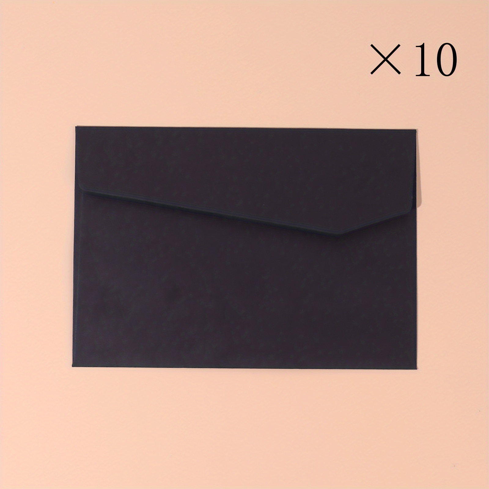 10 Pièces Simple Créatif Couleur Unie Enveloppe Rétro Kraft Papier  Enveloppe Carte Postale Stockage Enveloppe - Temu Belgium