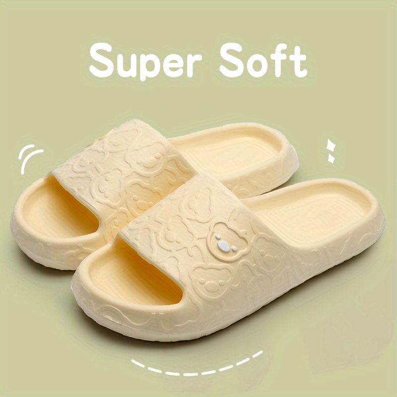 Women Home Slippers Summer Beach Soft Sole Slides Fashion Sandals Men Light  Bathroom Flip Flops Indoor Non-Slip Shoes (Color : F, Size : 36-37(Suggest