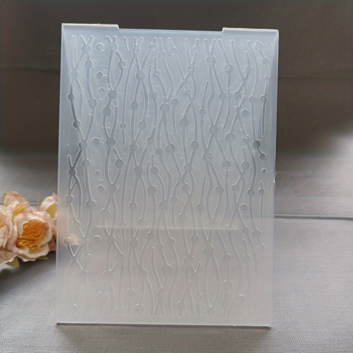 Vertical Stripe Embossing Folders Plastic Plates Design Diy Temu Canada