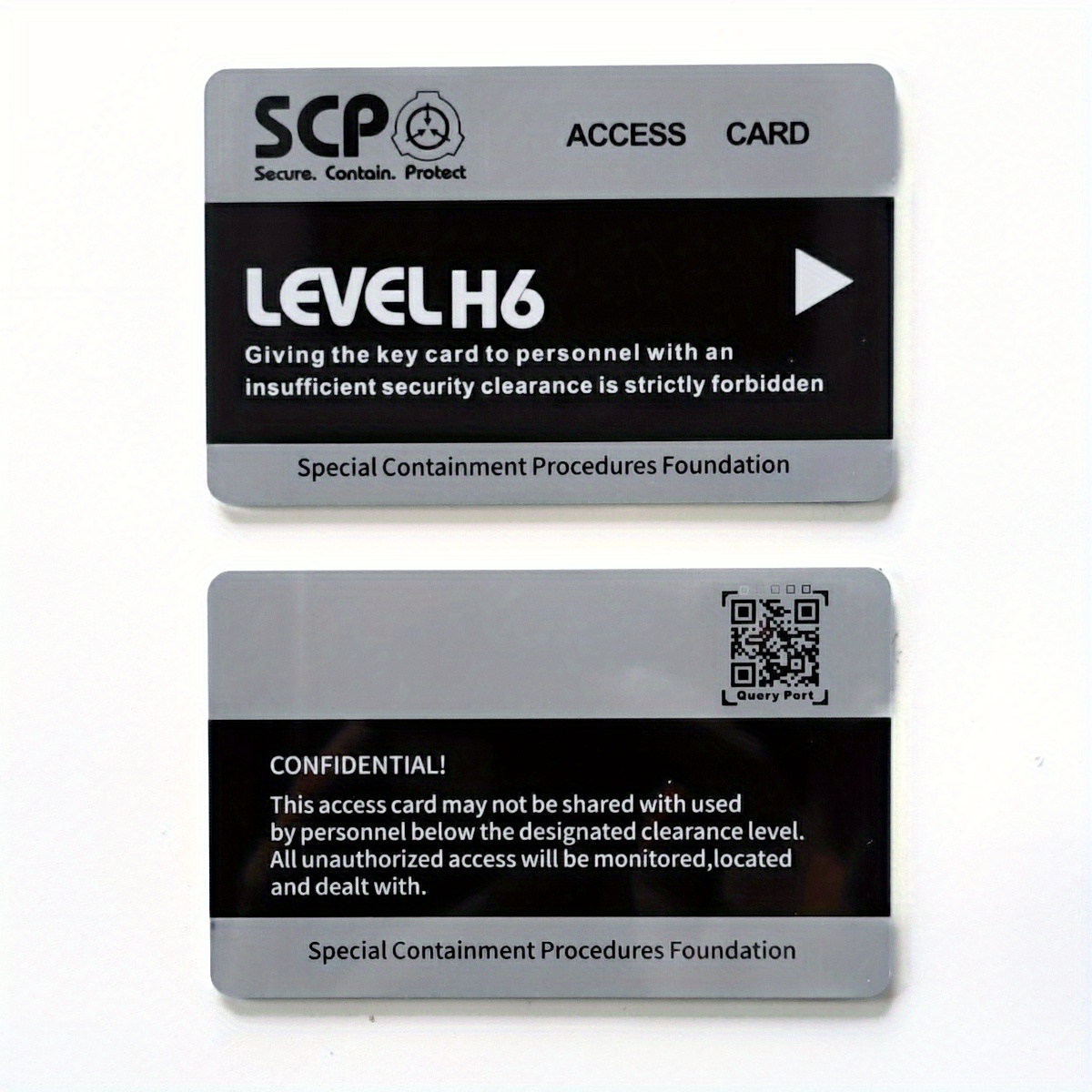 Show Off Your Love For The Scp Foundation With This Exclusive Grade Card  Accessory! - Temu Italy