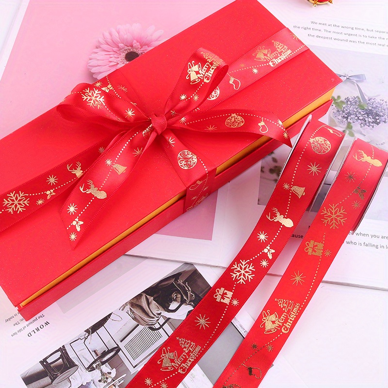 Christmas Gift Wrapping Party Time with Colorful Paper, Ribbon